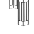 thumbnail image 6 of Outsunny 10' x 13' Outdoor Patio Gazebo with Double Vented Roof, Storage Shelves, Steel Frame for Lawn, Backyard and Deck, Gray, 6 of 9
