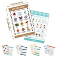 thumbnail image 3 of FENGGHAO Kids Imaginative Play Notepads Boarding Pass Report Card Roleplay Game Pretend Fun Learning Toys, 3 of 9