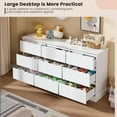 thumbnail image 4 of Sunvasagoo Drawer Dressers for Bedroom, Chest of Drawers with Deep Drawers, Large Dresser for Closet with Wide Top, 4 of 7