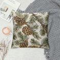thumbnail image 2 of Gradually Varied Pine Cones Pillowcases Winter Plant Vintage Seamless Pattern Art Design Pillow Case Decorative Throw Pillow Cover for Home Sofa Office, 2 of 5