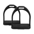 thumbnail image 1 of 2 piezas de altura profesional de cabalgadores de montura de montura conveniente estribos de desgaste resistentes, 1 of 5