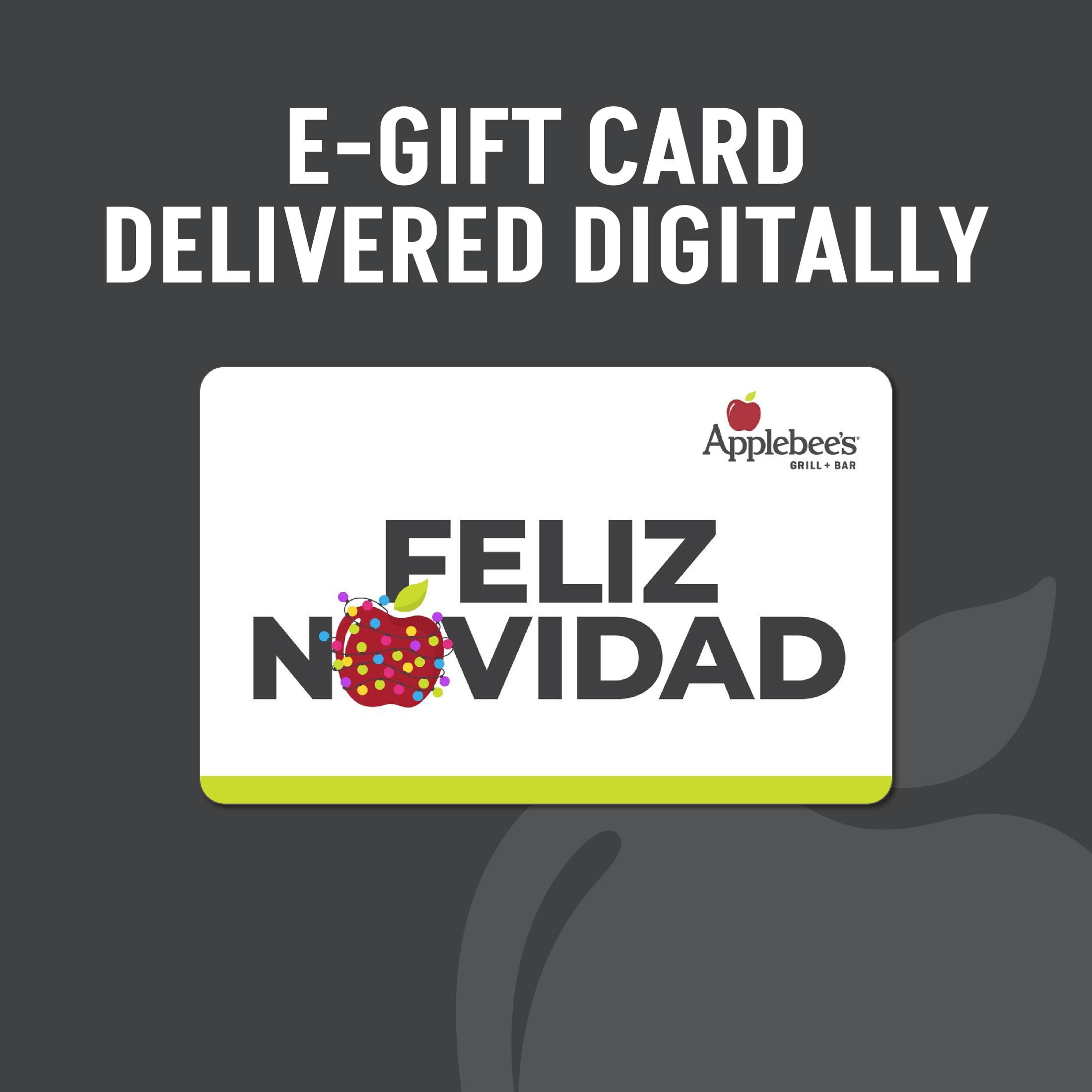 Applebee's $25 Feliz Navidad eGift Card [Email Delivery]