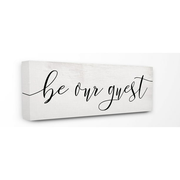 The Stupell Home Decor Collection Be Our Guest Script White Wood Look Typography Stretched Canvas Wall Art 10 X 1 5 X 24 Walmart Com Walmart Com The Stupell Home Decor Collection Be Our Guest Script White Wood Look Typography Stretched Canvas Wall Art 10 X 1 5 X 24 Walmart Com Walmart Com