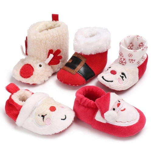 baby girl christmas shoes