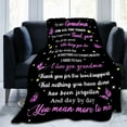 thumbnail image 2 of Gifts for Grandma Blanket Grandma Gifts Throws Nana Blanket for Birthday Christmas Thanksgiving 50"x60, 2 of 6