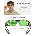 thumbnail image 5 of TINHAO Photochromic Polarized Fit Over Sunglasses UV400 Anti-Glare Over Prescription Glasses for Men Women Lightweight TR90 Wraparound Driving Fishing Cycling Eyewear - 4 Colors, 5 of 7