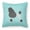 Blue, variant on Carolines Treasures BB3739PW1818 Poodle Checkerboard Blue Fabric Decorative Pillow