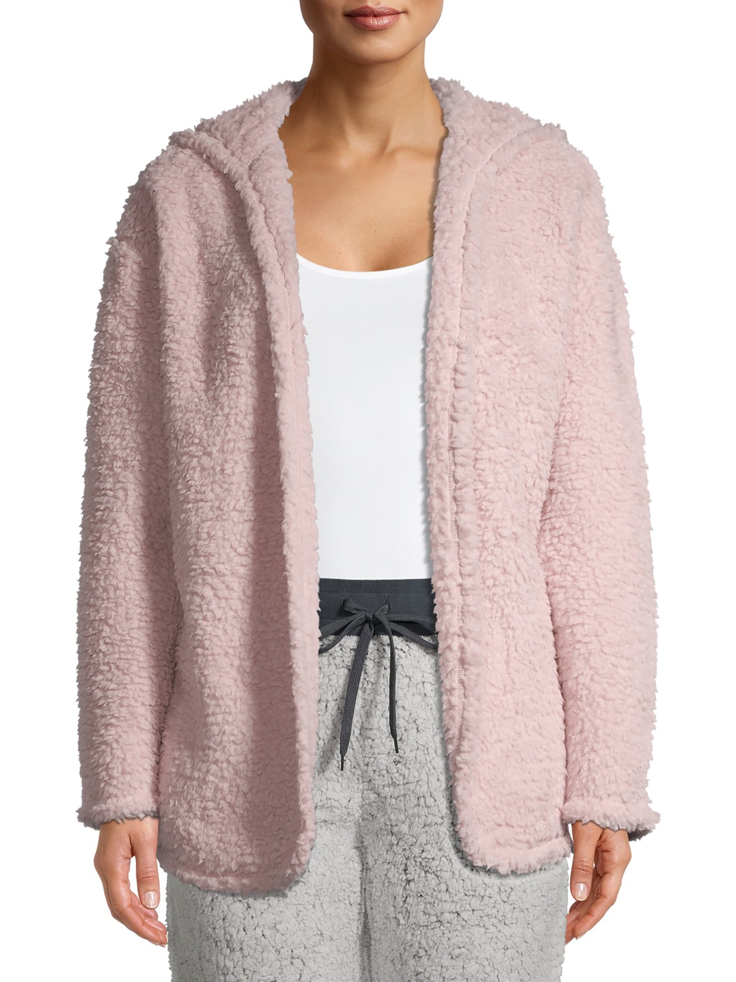 Secret Treasures Women's And Women's Plus Size Sherpa Bed Jacket