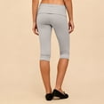 thumbnail image 6 of Gunia Capris Pants For Women Casual Pure Color Slim Fit Capri Leggings Pants Summer Pants, 6 of 6