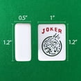 thumbnail image 6 of SuperDeal American Mahjong Set 166 Tiles Mahjong W/Padded Paisley Bag, 4 Color Pushers/Racks Home Travel Game Set, Blue, 6 of 8