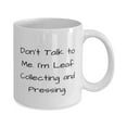 thumbnail image 2 of Inspire Leaf Collecting and Pressing 11oz Mug, Don't Talk to, Gifts F Friends, Present From, Cup F Leaf Collecting and Pressing, 2 of 2