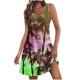 thumbnail image 1 of Vestido de Verano para las Mujeres Impresión Sexy sin Mangas Vestido de Hombro, Verano Casual Y Primavera, 1 of 5
