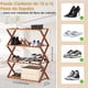 thumbnail image 2 of Zapatera Plegable, No Requiere instalación, Organizador Zapatos de instalación Libre de 4 Capas, zapatera Organizador,12-16 Pares de Zapatos,zapatera para Dormitorio, Puerta, Sala de Estar, 2 of 6