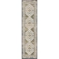 thumbnail image 6 of Well Woven Farah Aryn Green Vintage Tribal Medallion Floral 2'7" x 9'10" Runner Area Rug, 6 of 7