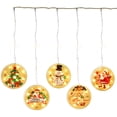 thumbnail image 1 of Christmas Lights String LED Decorative Hanging Lamp 5-Cavity Lighting Decoration for Indoor Outdoor Window, 1 of 10