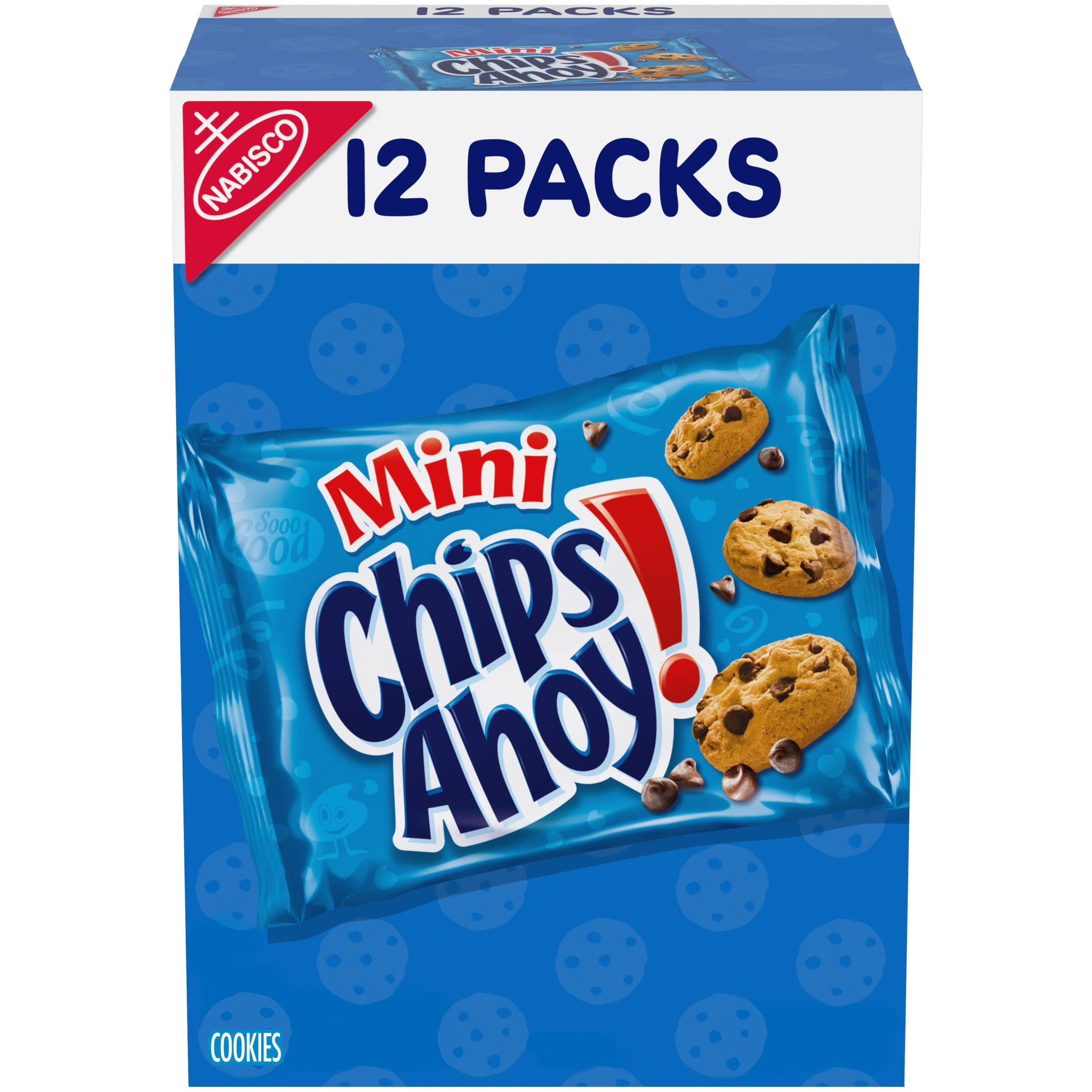 CHIPS AHOY! Mini Chocolate Chip Cookies, 12 Snack Packs