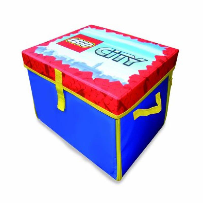 LEGO Storage Storage & Playmat City Fire Toy Box ZipBin 