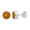 Created Orange Opal, variant on 1.35Ct Orange Copper Turquoise Stud Earrings for Women Sterling Silver Orange Stone Jewelry Women's Day Gifts For Wife