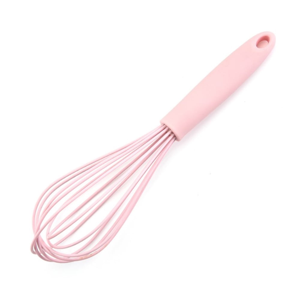 Patgoal Plastic Whisk Silicone Whisk Rubber Whisk Egg Beater Silicone Whisk  Heat Resistant Non Scratch Whisk Silicone Ball Whisk Plastic Whisks for