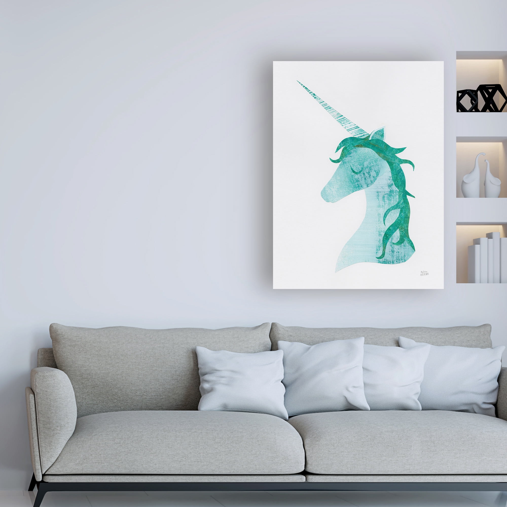 Trademark Fine Art 'Unicorn Magic II' Canvas Art by Melissa Averinos