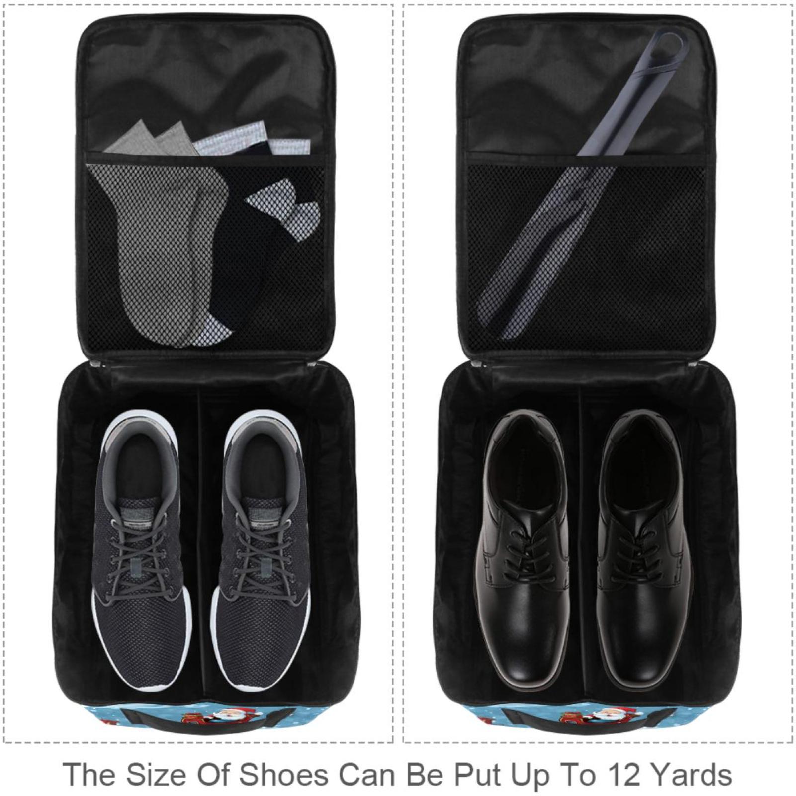 Christmas sled Polyester Shoe Box Organizer - 23x31cm/9x12in Storage Container for Sneakers & Heels
