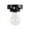 🔥 Black_New#301, variant on Solar Outdoor Wall Lights with Motion Sensor, IP65 Waterproof LED Solar Fence Light for Porch Patio Backyard Garden Pathway, 1 Pack