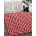 thumbnail image 2 of Ahgly Company Indoor Square Patterned Love Red Area Rugs, 7' Square, 2 of 6