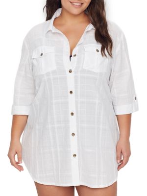 Travel Muse Gauze Shirt Cover-Up 