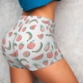 thumbnail image 4 of Lsque Fruit Pattern High Waisted Biker Shorts for Women-Tummy Control Fitness Athletic Workout Running Yoga Gym Shorts,Moisture-Wicking-Medium, 4 of 9