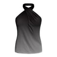 thumbnail image 2 of Aayomet Crop Tops Women's Summer Square Neck Sleeveless Bustier Corset Crop Tank Tops,Gray M, 2 of 3