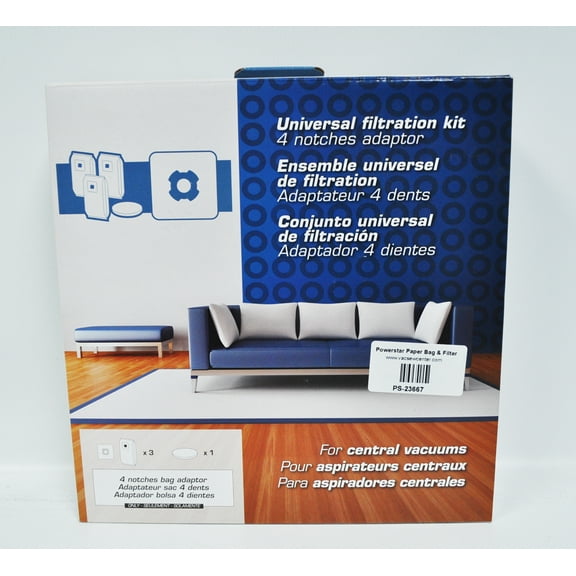 Powerstar Old-Style Genesis 3 1 Paper Bag and Filter 23667