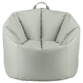 thumbnail image 3 of Bouclair Green Canvas Bean Bag, 3 of 10