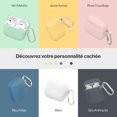 thumbnail image 4 of [Gris carbón] Estuche con mosquetón compatible con Apple [AirPods Pro] | Protección de grado militar contra impactos, resistente a rayones, carga inalámbrica, 4 of 4