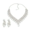 thumbnail image 1 of TABLZONE Accesorios De Joyería Plateada Con Para Collar Y Pendientes Elegantes Para Mujer, 1 of 8