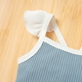 thumbnail image 5 of BONIXOOM Kid Toddler Girl Clothes Kids Clearance Pajamas Sleeveless Round Neckline Drawstring Christmas Set Blue 80, 5 of 9