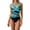 C-Light Blue282, variant on DHFJKG One Piece Swimsuit Women Wide Straps V Neck Ruched Color Block Leopard High Cut Bathing Suit Stylish Beachwear