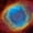 Colorful Helix Nebula, variant on Elephant Stock Heart Of Orion Nebula Wall Art - Horizontal Canvas Wall Art - Living Room Wall Decor - Astronomy & Space Canvas - Brown And Red Decor By Nasa - 12" x 8"