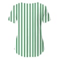 thumbnail image 4 of Ohufall Pregnant Womans T-shirts Striped Breastfeeding Maternity Tops Short Sleeve Breathable Casual Lactation Tops, 4 of 8