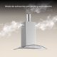 thumbnail image 5 of Campana extractora de pared 60 cm 3 velocidades Luz LED Diseño curvo EUROGAR EUCEV60, 5 of 7