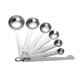 thumbnail image 4 of unbranded 1Jgo Cucharas Medidoras De Acero Inoxidable Plata Para Medir Líquidos Y Polvos En Cocina, 4 of 7