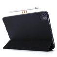 thumbnail image 5 of For iPad Pro 13 (2024) Case Origami Stand PU Leather+Silicone Tablet Cover - Black, 5 of 5