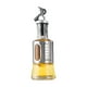 thumbnail image 2 of Aceitera de acero inoxidable con escala | Boquilla de apertura y cierre automáticos | Dispensador de condimentos de cocina de vidrio y acero inoxidable | Capacidad: 200 ml, 300 ml y 500 ml, 2 of 5