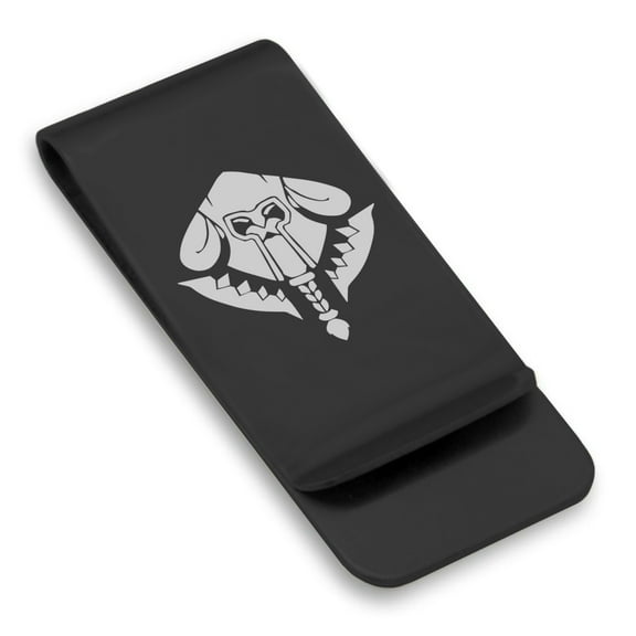 Stainless Steel Mercenary Classic Slim Money Clip Credit Card Holder