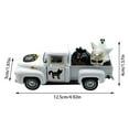 thumbnail image 3 of Coffee Bar Decoration Retro Truck Halloween Ornament with Three Cute Miniatures for Kitchen Tabletop Layered Tray Display Farmhouse Style, 3 of 5