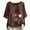 Brown tops for women, variant on Baikeli Free with Promo Codes Women's 3/4 Length Sleeve Tops 2024 Summer Daily Pullover Casual Dandelion Print T-Shirts Loose V Neck Blouses 3/4 Sleeve Shirts for Women