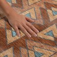 thumbnail image 3 of Addison Rugs Mayfield Premium Machine Washable Transitional Geometric Paprika Rectangle Rug, 3' x 5', 3 of 9