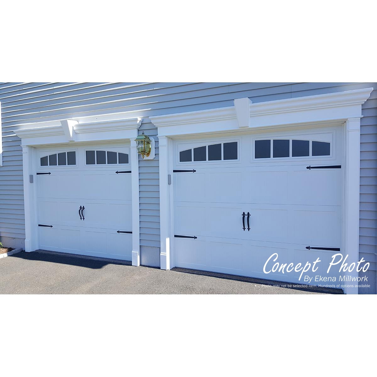 Ekena Millwork 24" Bottom Width x 32.50" Top Width x 12"H x 1.25"P Craftsman Crosshead