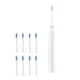 thumbnail image 2 of Cepillo de dientes eléctrico de alta frecuencia con 8 cabezales | 32&nbsp;000 ciclos/min, 6 modos para adultos y niños | Kit de cuidado bucal recargable por USB, 2 of 3