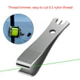 thumbnail image 5 of URTERYSER Fishing Scissors Sea Wire Line Cutter Clip Stainless Steel Nipper Fishing Tackle Tool Fishing Accessories Silver 1, 5 of 8