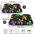 thumbnail image 3 of Balery Mardi Gras Carnival4 Print Car Windshield Sun Shade,Windshield Sunshade for Car Pickup Truck SUV Accessories-Small, 3 of 7